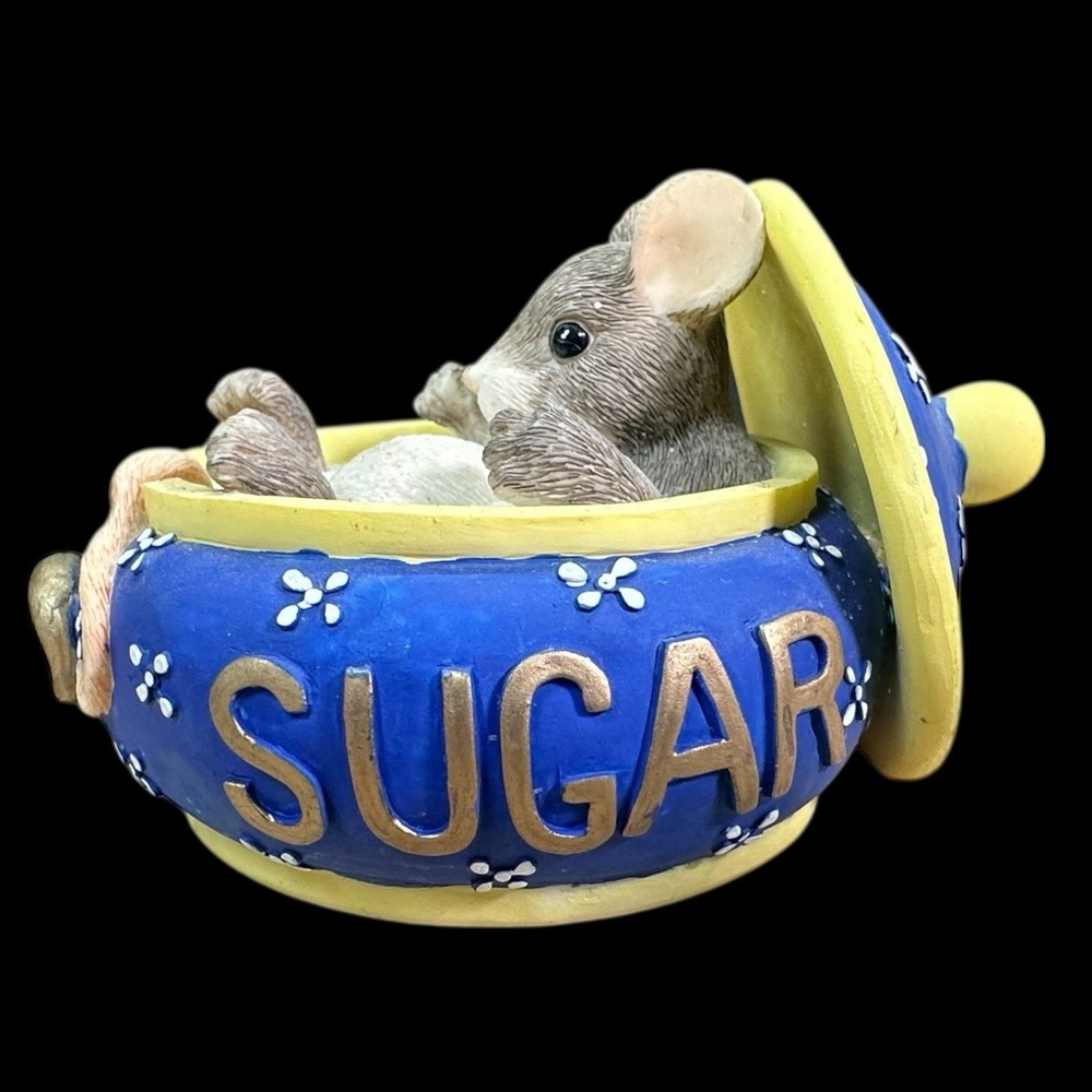 Charming Tails Fitz and Floyd "You Couldn't Be Sweeter" in Sugar Bowl